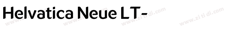Helvatica Neue LT字体转换